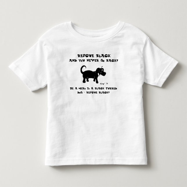 Rescue Black Dogs Shirts (Front)