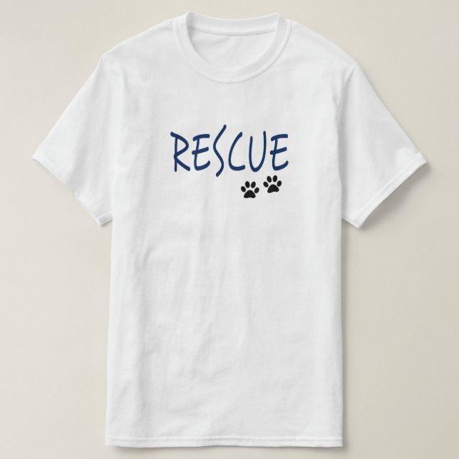 Rescue (blue) T-Shirt (Design Front)