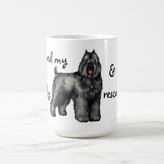 Rescue Bouvier Coffee Mug (Center)