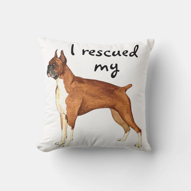 Rescue Boxer Cushion (Front)