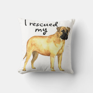 Rescue Bullmastiff Cushion