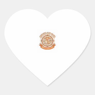 Rescue Cat Club Cat Rescue Adoption Vintage Vector Heart Sticker