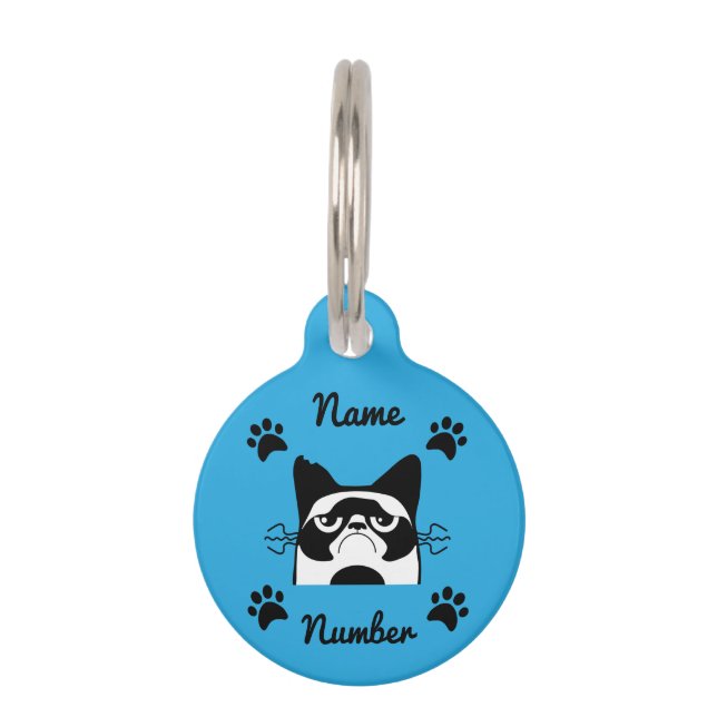 Rescue Cat Feline Lovers Owners Pet Tag (Front)