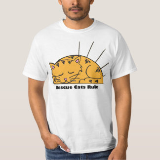 Rescue Cats Rule Tee