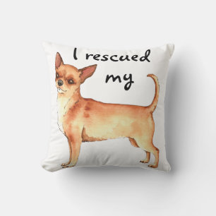 Rescue Chihuahua Cushion