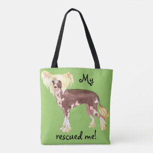 Rescue Chinese Crested Tote Bag