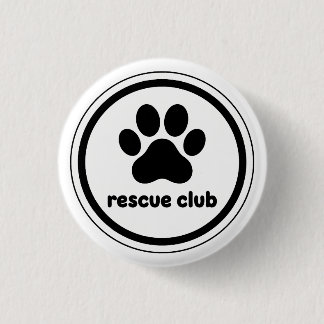 Rescue Club – United by Paws 3 Cm Round Badge