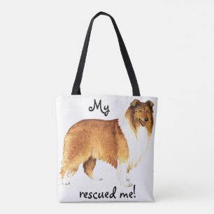 Rescue Collie Tote Bag