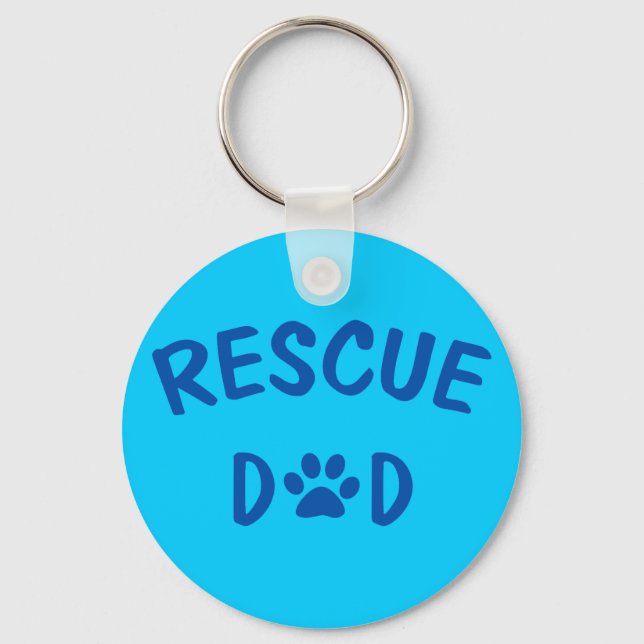 Rescue Dad Keychain (Front)