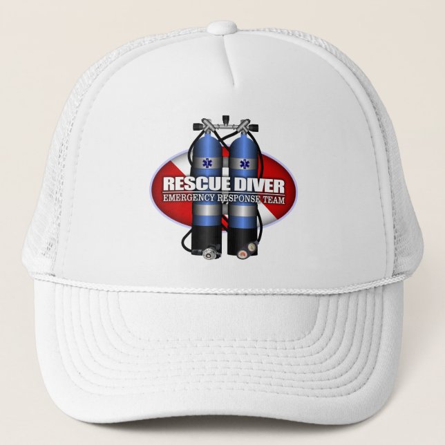 Rescue Diver (ST) Trucker Hat (Front)