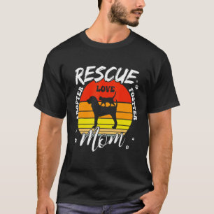 Rescue Dog And Cat Rainbow Vintage Adopter Froster T-Shirt