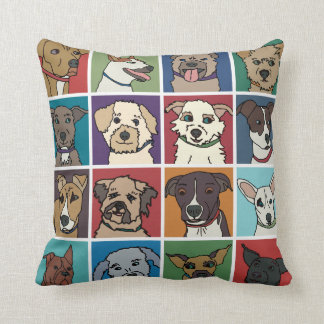 Rescue Dog Cartoon Cushion