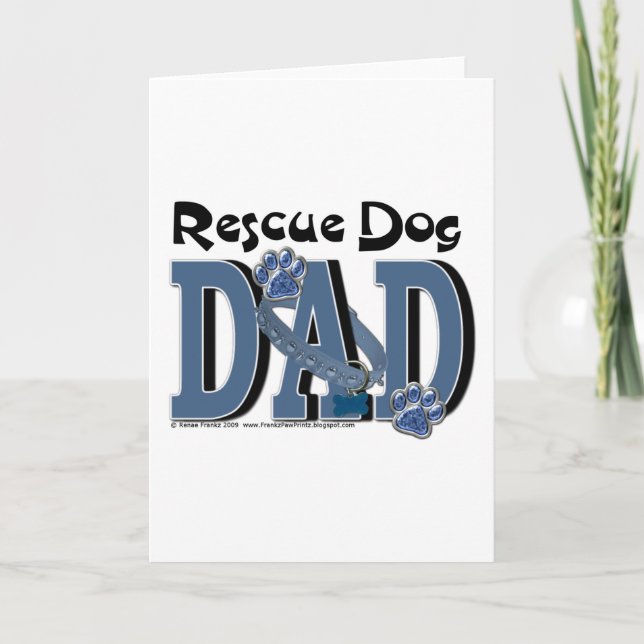 Rescue Dog DAD Card (Front)