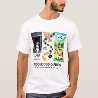 Rescue Dog Diaries Adoption Story Tee