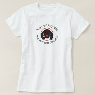 Rescue Dog Love Women's Basic T-Shirt