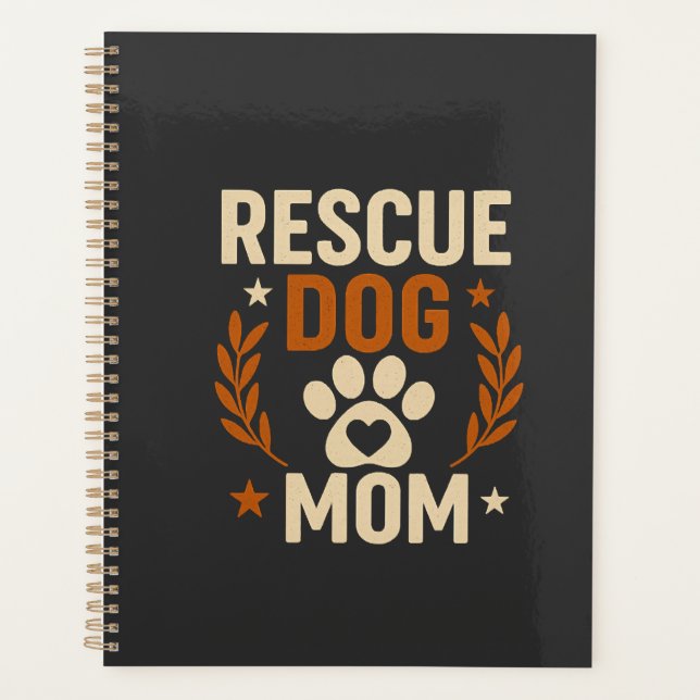 Rescue Dog Mum Planner (Front)