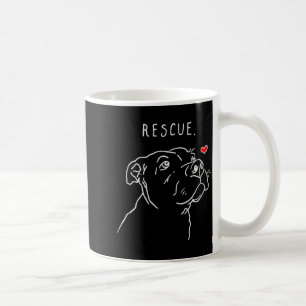Rescue Dog Tbull Drawing Rescue Mom Adopt Dont  Coffee Mug
