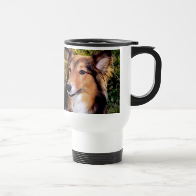 Rescue Dog Travel Mug (Right)