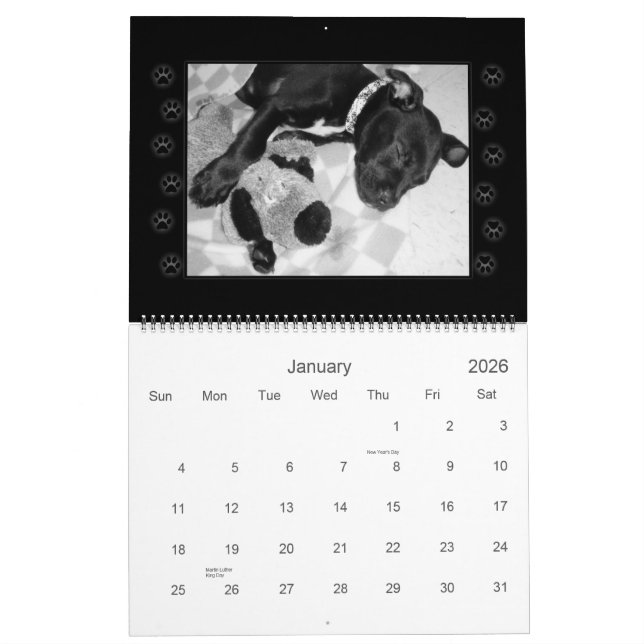 Rescue Dogs Calendar (Jan 2026)