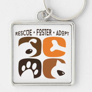 Rescue Dogs Key Ring