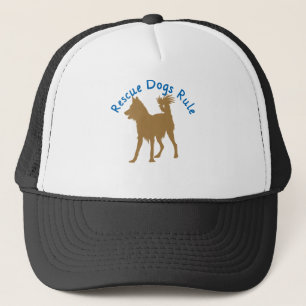 Rescue Dogs Rule v3 Trucker Hat