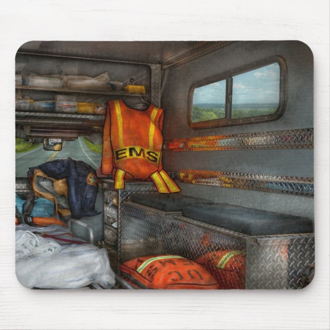 Rescue - Emergency Squad Mouse Mat (Front)