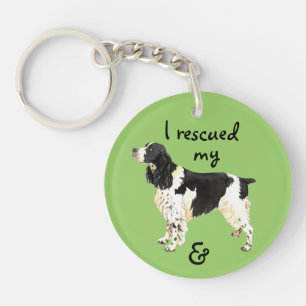 Rescue English Springer Spaniel Key Ring