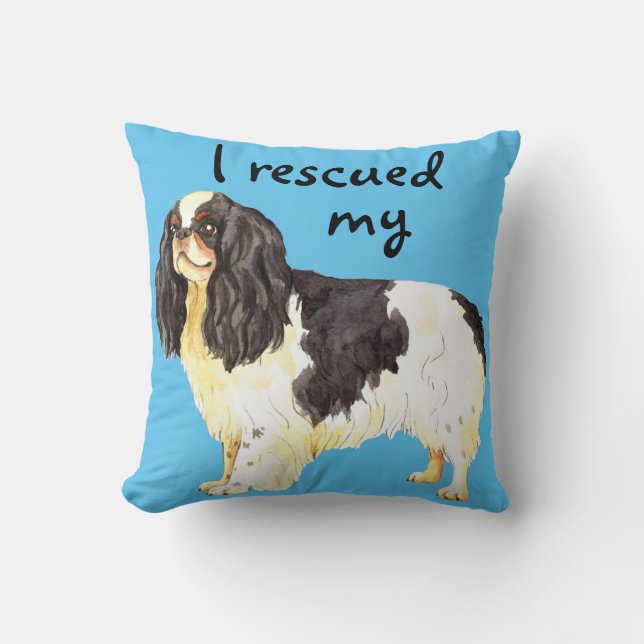Rescue English Toy Spaniel Cushion (Front)