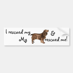 Rescue Field Spaniel Bumper Sticker