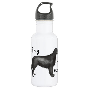 Rescue Flat-Coated Retriever 532 Ml Water Bottle