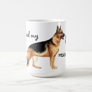 Rescue German Shepherd Coffee Mug