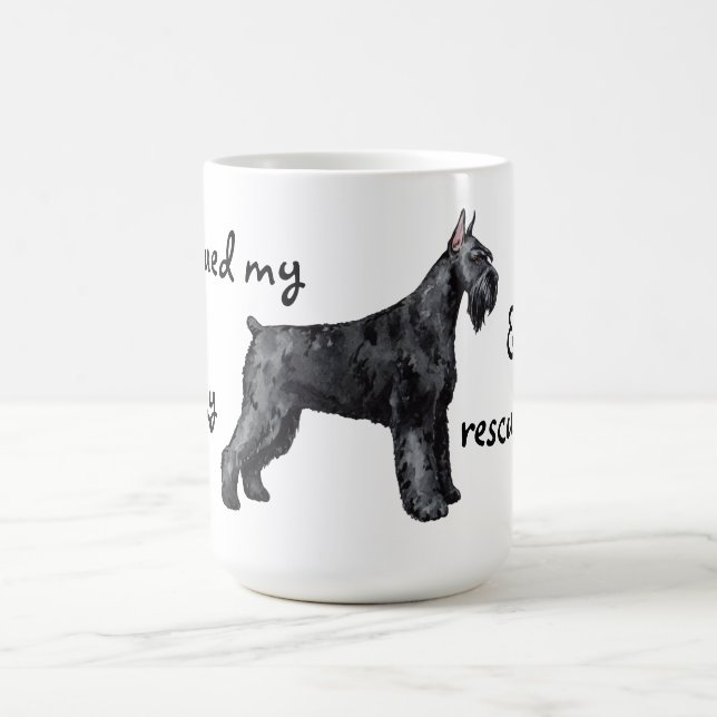 Rescue Giant Schnauzer Coffee Mug (Center)