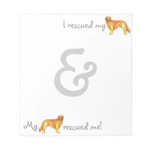 Rescue Golden Retriever Notepad