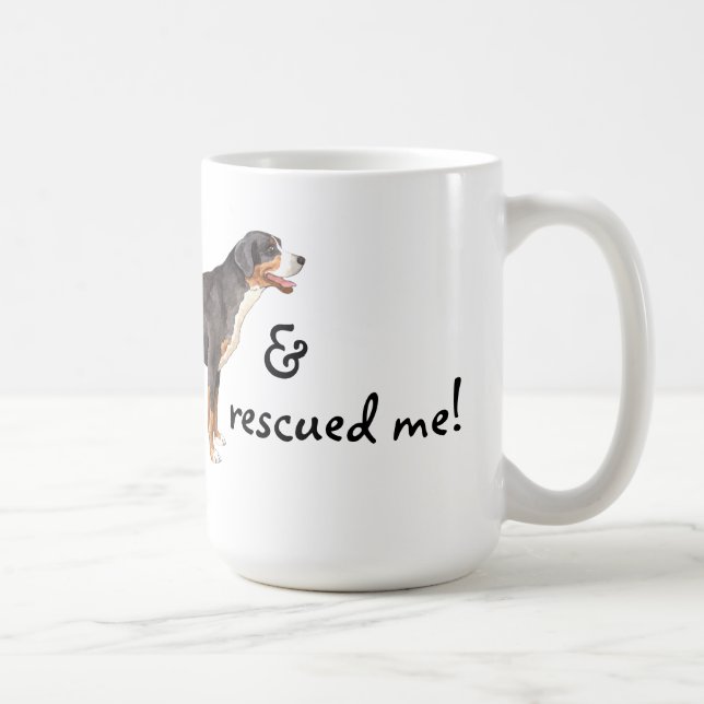 Rescue Greater Swiss Mountain Dog Coffee Mug (Right)
