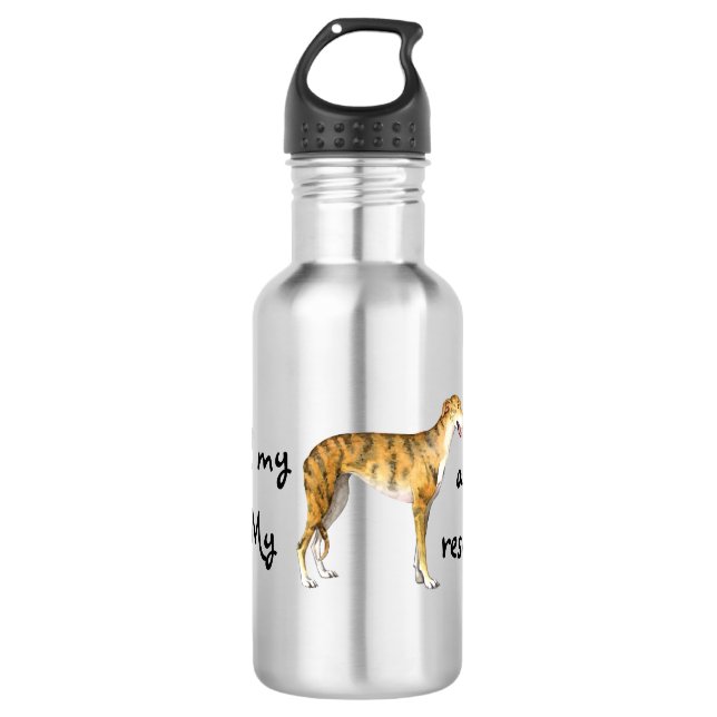 Rescue Greyhound 532 Ml Water Bottle (Front)