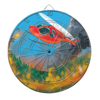 Rescue Helicopter Dartboard