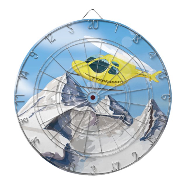 Rescue Helicopter Dartboard (Front)
