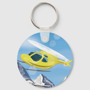 Rescue Helicopter Key Ring