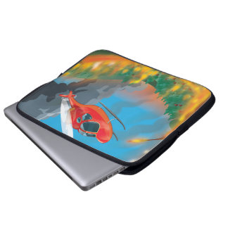 Rescue Helicopter Laptop Sleeve