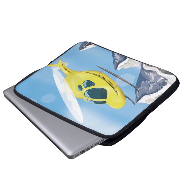 Rescue Helicopter Laptop Sleeve (Front Bottom)