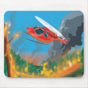 Rescue Helicopter Mouse Mat