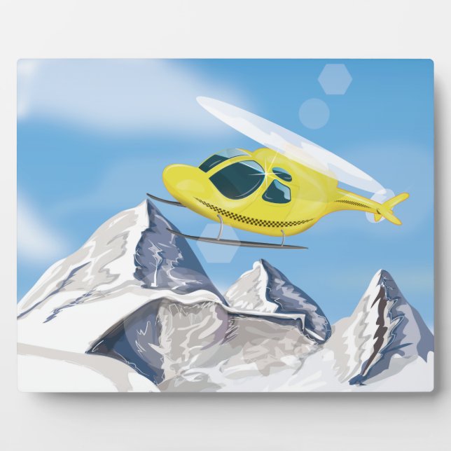Rescue Helicopter Plaque (Front)