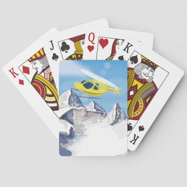 Rescue Helicopter Playing Cards (Back)