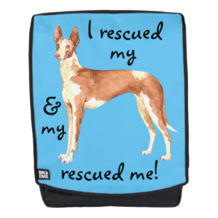 Rescue Ibizan Hound Backpack
