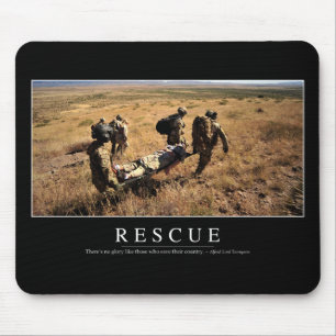 Rescue: Inspirational Quote 1 Mouse Mat