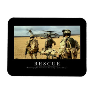 Rescue: Inspirational Quote 2 Magnet