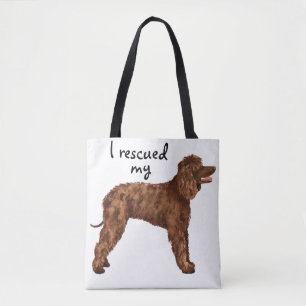 Rescue Irish Water Spaniel Tote Bag
