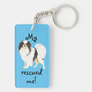 Rescue Japanese Chin Key Ring