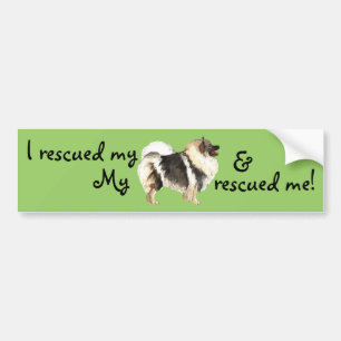 Rescue Keeshond Bumper Sticker