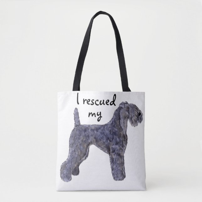 Rescue Kerry Blue Tote Bag (Front)